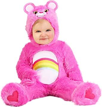 Care Bear Heart, Cheer Bear, Bear Halloween, Bear Costume, Guy Fawkes, Bear Outfits, Pink Fur, Warm Winter Hats, Toddler Costumes