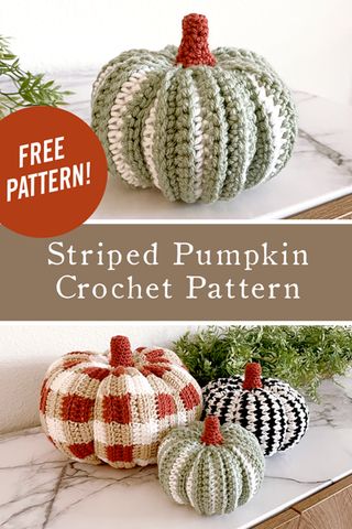 FREE Pumpkin Crochet Pattern | Small Striped Pumpkin – Little Light Design Co. Crochet Pumpkin Bowl Free Pattern, Easy Crocheted Pumpkins Free Pattern, Crochet Striped Pumpkin Free Pattern, Stacked Crochet Pumpkins, Crochet Bobble Pumpkin Pattern, Crochet Pattern Pumpkin Free, Jack O Lantern Crochet Pattern Free, Small Pumpkin Crochet Pattern Free, Crochet Fall Decor Patterns