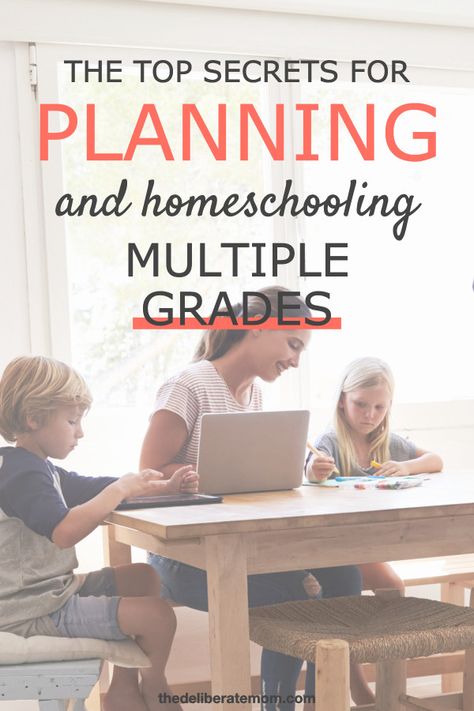 How To Homeschool Multiple Grades, Homeschooling Multiple Grades, Homeschool Multiple Grades, Homeschool Multiple Kids, Homeschooling 3rd Grade, Homeschool Rhythm, Homeschooling Multiple Ages, Homeschool Fun, Homeschool Middle School