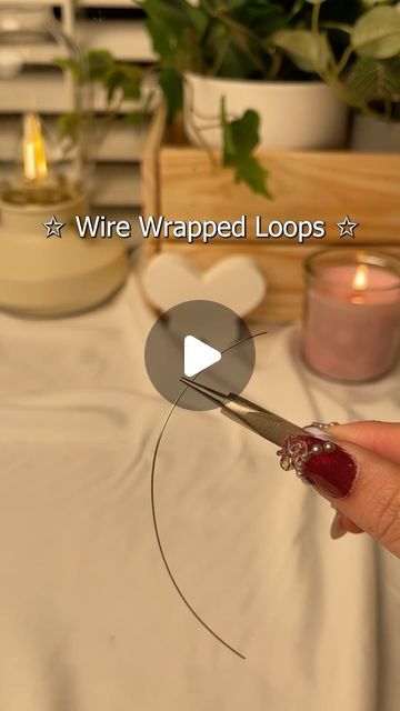 Encharm Kits on Instagram: "Master the art of perfect wire-wrapped loops with this quick tutorial! 💜✨ 

#diy #tutorial #beadedjewelry #craftkit #encharm" How To Make A Perfect Wire Loop, Making Loops With Wire, Wire Loop Tutorial, Wrapping Techniques, Wire Wrapping Techniques, Handmade Jewelry Diy, Tutorial Diy, Craft Kits, Wire Wrapped