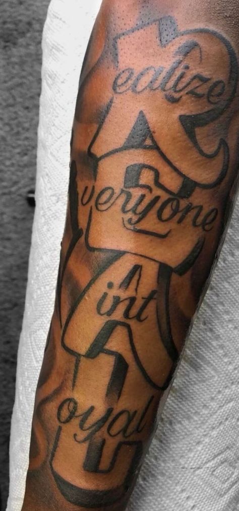 Life Happens Tattoo, Realize Everybody Aint Loyal Tattoo, Realize Everyone Aint Loyal Tattoo, Stud Tattoos, Area Code Tattoo Men, Real Tattoo Designs, Creative Tattoos For Men Inspiration, 2006 Tattoo Ideas, Loyalty Over Love Tattoo