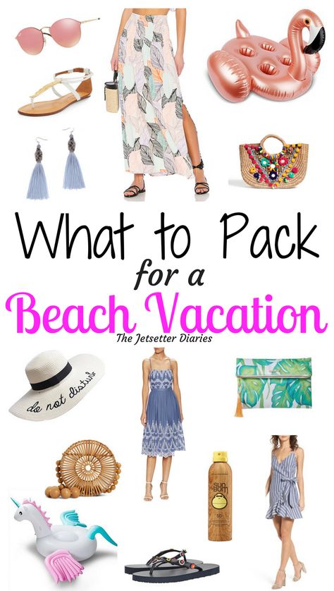 What to pack for a beach vacation including beauty products to protect your skin, summer outfits, bathing suits and bikinis, sandals and shoes, waterproof items and electronics for underwater photography - Summer Packing List - Beach packing list - #Beach destinations - #Summer Getaways - Packing tips - Summer Packing tips - #Island packing  #packinglist #island #packingtips #summerpacking #summerpackinglist #beachpackinglist #traveltips #beachvacation Summer Outfits Bathing Suits, Beachy Cover-up For Resort Season Vacation, Sand-colored Beach Vacation Bag, Affordable Vacation Beachwear Cover-up, Sand-colored Beachy Beach Bag For Vacation, Packing Inspiration, Summer Beach Vacation Outfits, Beach Season Vacation Sand-colored Beach Bag, Summer Packing List