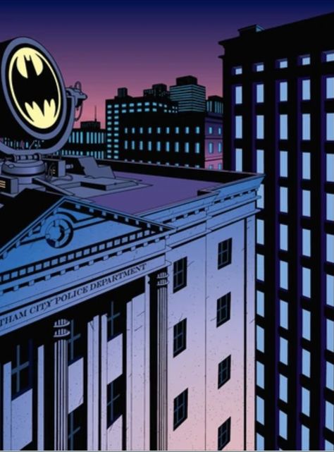 Gotham City Police department Michael Zeck, DC Comics Gotham City Comic Art, Gotham Police Department, Gotham City Impostors, Gotham Cityscape, Gotham City Drawing, Catwoman Style, Gotham City Art, Gotham City Comic, Gotham City Wallpaper