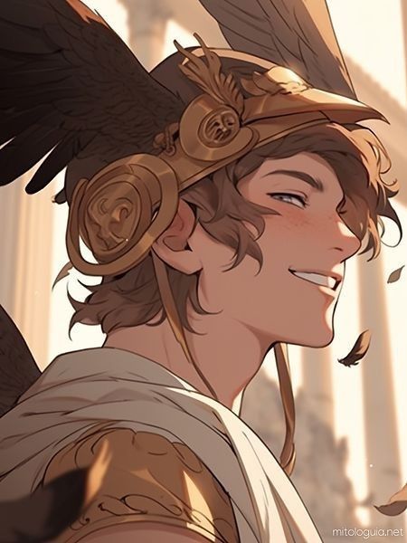 Demigod Character Art, Hermes Greek God Fanart, Character Design Greek Mythology, Roman Gods Art, Hermes God Fanart, Greek Gods Anime, Hermes Fanart God, Hermes Character Design, Greek Gods Art Drawing