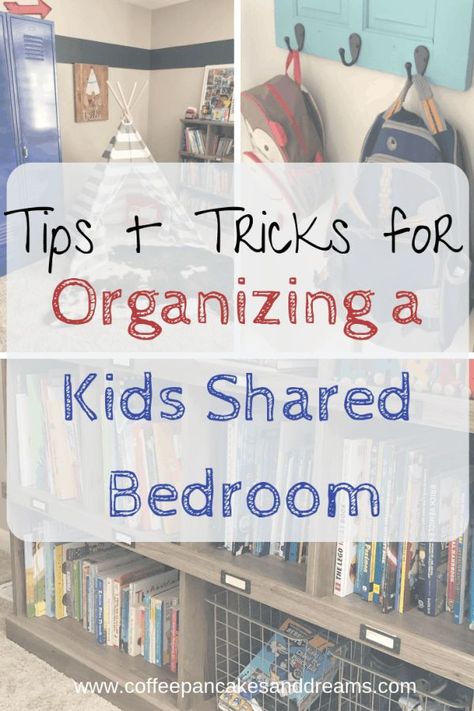 Shared Bedroom Organization, Boys Bedroom Organization, Clutter Challenge, Small Shared Bedroom, Bedroom Organization Tips, Boy And Girl Shared Room, Boy And Girl Shared Bedroom, Shared Boys Rooms, Small Kids Bedroom