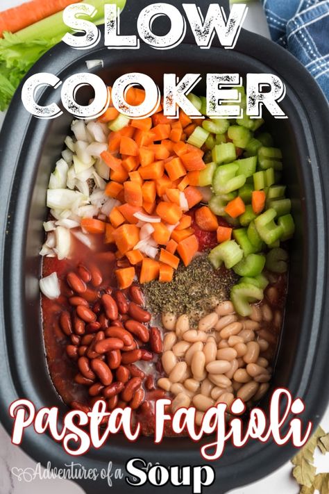 Easy Pasta Fagioli Soup Crock Pot, Olive Garden Soup Fagioli Crock Pot, Crock Pot Olive Garden Pasta Fagioli, Pasta Fagioli Soup Olive Garden Slow Cooker, Crockpot Olive Garden Pasta Fagioli, Low Calorie Pasta Fagioli Soup, Crockpot Fagioli Soup, Crockpot Pasta Fagioli Soup Easy Recipes, Fagioli Soup Crock Pots