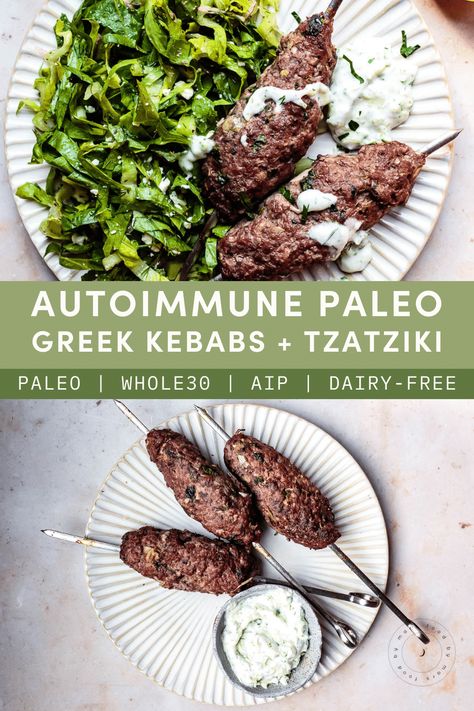 Aip Greek Recipes, Paleo Greek Recipes, Mediterranean Anti Inflammation Diet, Aip Mediterranean Recipes, Aip Beef Recipes, Aip Friendly Recipes, Keto Paleo Recipes, Easy Aip Meals, Paleo Aip Recipes