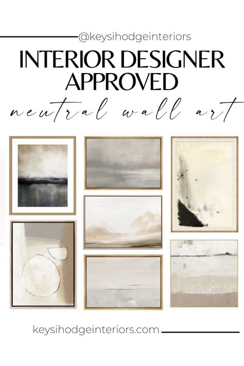 Neutral Art For Bedroom, Organic Modern Decor Wall Art, Organic Modern Art Decor, Transitional Wall Art Living Room, Modern Chic Wall Decor, Abstract Art For Dining Room Wall, Minted Art Prints Living Room, Wall Art For Neutral Living Room, Neutral Wall Art Living Room