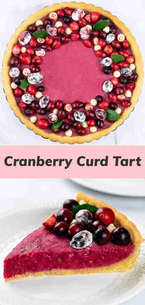 NYT Cranberry Curd Tart with Almond Crust (Keto, GF) Nyt Cranberry Curd Tart, Cranberry Curd Tart New York Times, Cranberry Curd Pie, Cranberry Curd Tart With Almond Crust, Cranberry Curd Tart Recipe, Cranberry Tart Recipe, Cranberry Curd Tart, Cranberry Curd, Cranberry Filling