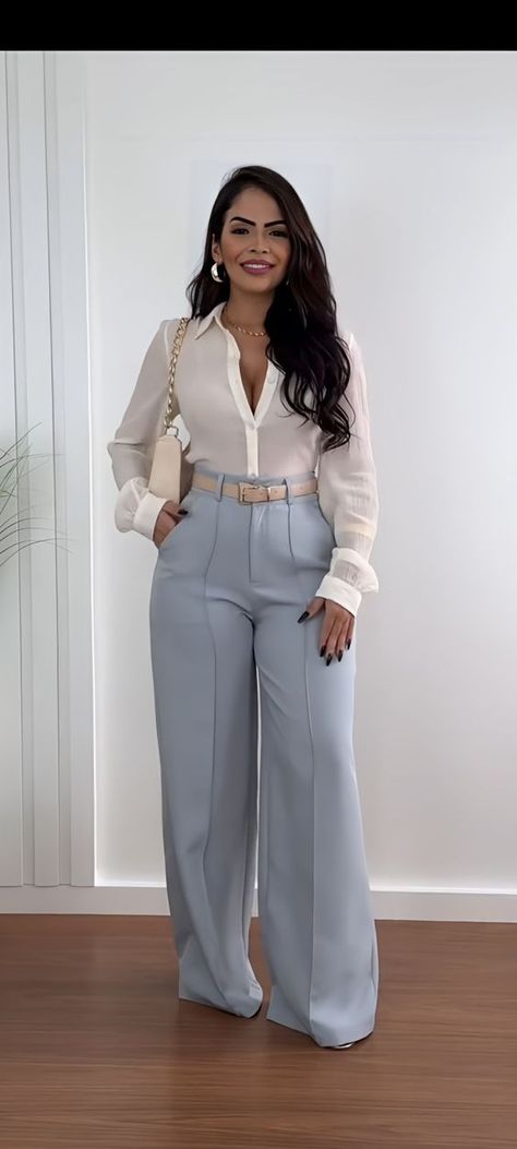 Church Outfit Pants, Corporate Outfit, Kay Kay, Cute Professional Outfits, Corporate Baddie, Kingdom Hall, Fashionable Work Outfit, Business Attire Women, Office Life