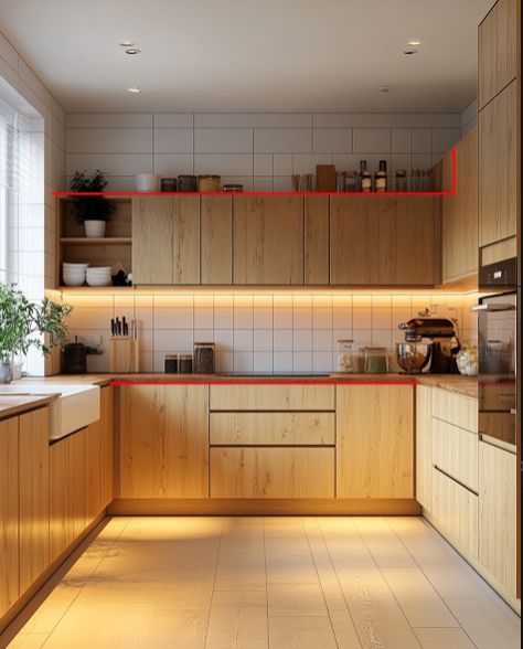 How to Make the Most of the Space Above Your Kitchen Cabinets - Crafty Home Creators Panels Above Kitchen Cabinets, Kitchen Wall Cabinet Ideas, Above Kitchen Cabinet Decor Ideas Modern, Over Kitchen Cabinet, Above Cabinet Decor Kitchen, Above Kitchen Cabinet, Above Cabinet Decor, Space Above Kitchen Cabinets, Essential Oil Shampoo