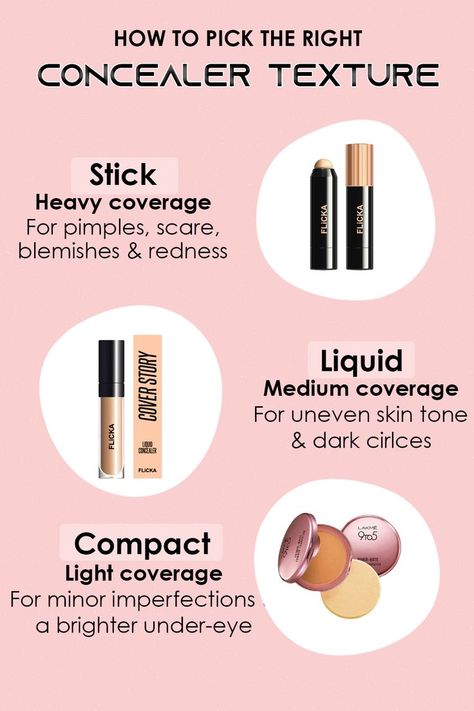 How To Choose Concealer Color, How To Choose Concealer, Concealer Guide, Applying Concealer, Dusky Skin, Drugstore Concealer, Concealer Shades, Makeup Help, Best Concealer