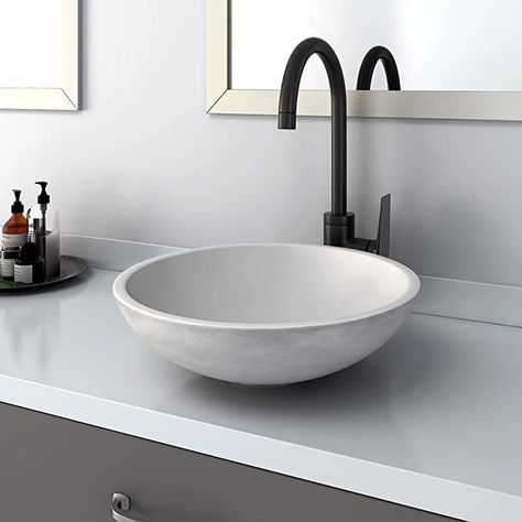 Bathroom Bowl Sink Ideas, Sink On Top Of Vanity Bathroom, Cute Small Bathroom Ideas Decor, Bathroom Bowl Sinks, Bowl Sink Bathroom Vanities, Bathroom Sink Bowl, Top Mount Bathroom Sink, Bowl Sink Bathroom, Bathroom Vessel Sinks