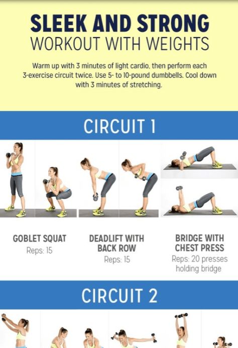 Circuit Training For Women: 11 Best Routines - Ideal Me Circut Training, Circuit Workout Gym, Body Weight Circuit, Kettlebell Deadlift, Weight Training Routine, Muscle Building Workouts, Weight Training Workouts, Circuit Workout, Circuit Training