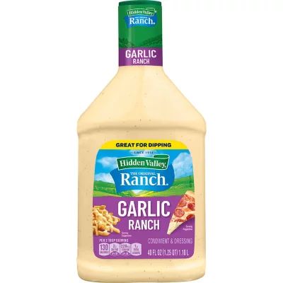 Hidden Valley Garlic Ranch, 40 oz. - Sam's Club Garlic Ranch Dressing, Gluten Free Dressing, Hidden Valley Ranch Dressing, Garlic Ranch, Best Freeze Dried Food, Hidden Valley Ranch, Vegetable Tray, Hidden Valley, Family Picnic