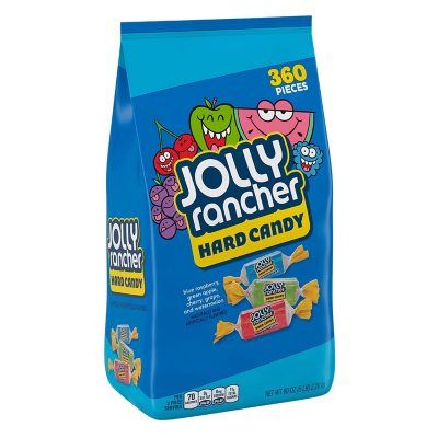 JOLLY RANCHER Assorted Fruit Flavored Hard Candy, Easter, Bag (5 lb, 360 Pieces) - Sam's Club Jolly Rancher Vodka, Jolly Rancher Hard Candy, Jolly Ranchers Candy, Hard Candy Lollipops, Individually Wrapped Candy, Vegan Candies, Tim Tam, Milk Chocolate Candy, Chewy Candy