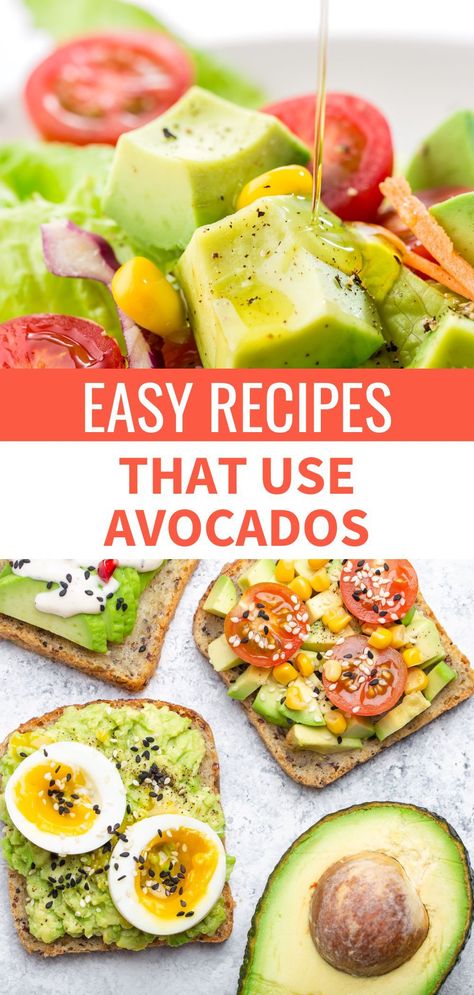 Keto Avocado Recipes Breakfast, What To Make With Avocados Recipe, Meals Using Avocado, Breakfast With Avocados, Avacodo Breakfast Idea, Avocado Recipes For Diabetics, Low Carb Recipes With Avocado, What To Put On Avocado, Simple Avacacado Recipes