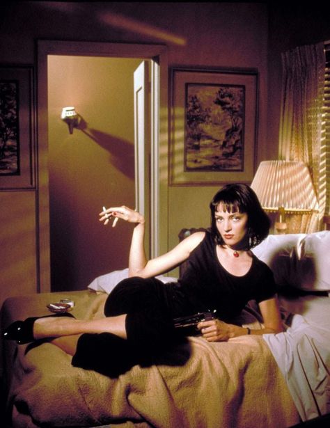 Quentin Tarantino, Tarantino Films, Septième Art, Uma Thurman, 인물 드로잉, Mia 3, Film Aesthetic, Film Stills, Pulp Fiction