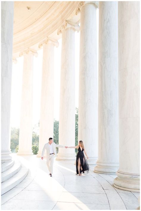 Washington Dc Engagement Photos, Dc Wedding Photos, Dc Engagement Photos, Washington Dc Engagement, Columbia Wedding, Dc Engagement, Jefferson Memorial, George Town, Country Engagement