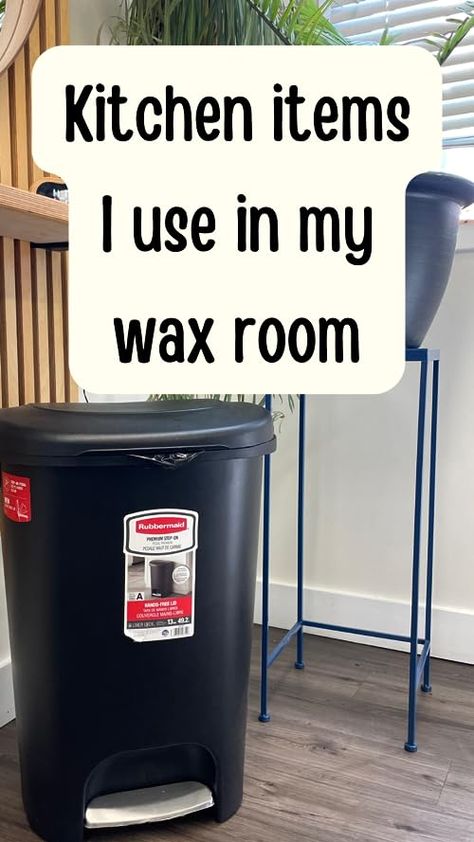 Wax Station Ideas Hair Salons, Waxing Trolley Set Up, Wax Cart Setup, Ikea Esthetician Room, At Home Wax Studio, Salon Wax Station Ideas, Wax Studio Decor, Wax Salon Decor, Wax Room Decor Ideas