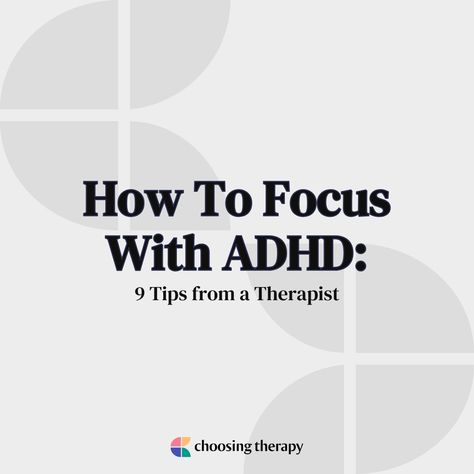 Learning how to focus with ADHD takes practice, insight, and strategy. Focus techniques for adults and children vary but often include mentally stimulating activities, such as using fidget toys, listening to audiobooks, or practicing meditation. Finding efficient tricks will take time, but focusing with ADHD is possible with diligence and effort. Focusing Tips, Focus Techniques, Listening Skills Activities, Practicing Meditation, Stimulating Activities, Reading Disabilities, How To Focus, Homeopathic Treatment, Improve Concentration