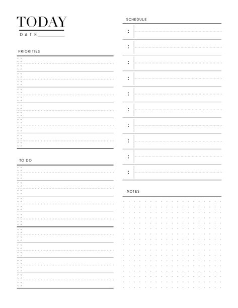 Good Notes Templates Free Planner, Free Planner Printables, Printable Day Planner, Day Planner Template, Simple Daily Planner, Free Planner Templates, Daily Planner Printables Free, Free Daily Planner, Study Planner Printable