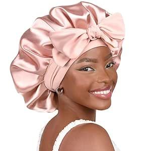 Silk Hair Bonnets, Hair Care Tools, Silk Bonnet, Natural Curly Hair, Satin Bonnet, Hair Bonnet, Black Curly Hair, Curly Hair Women, Silk Hair