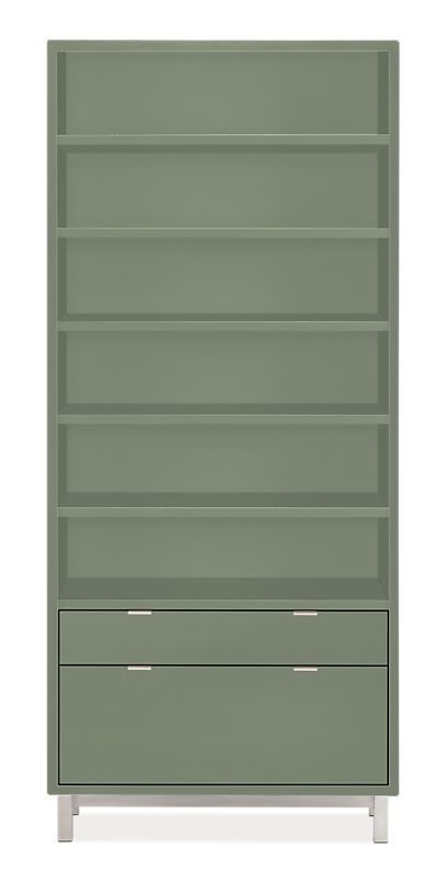 Copenhagen Modern Bookcase with File Drawer - Modern File Storage Cabinets - Modern Office Furniture - Room & Board Bookcases With Doors, Modern Storage Furniture, Room And Board, Bookcase Wall Unit, Filing Cabinet Storage, Entryway Inspiration, Office Storage Cabinets, File Drawer, Modern Bookcase