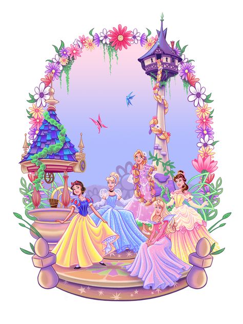 Royalty Art, Walt Disney Princesses, Official Disney Princesses, Disney Princess Cartoons, Disney Princess Aurora, Disney Wallpapers, Disney Princess Fan Art, Disney Background, Princess Wallpaper