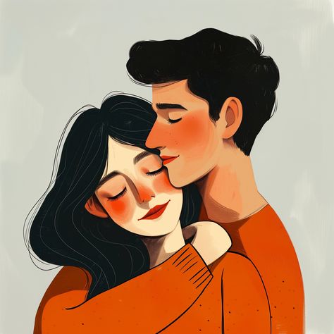 🌟🎁Charming Illustrations with Premium Midjourney Prompts: Click on the Link in my Bio📌🔗 Hug Illustration, Art Love Couple, Disney Princess Tattoo, Artsy Background, Cartoon Photo, Book Illustration Art, Cartoon Character Pictures, Cute Couple Drawings, Couple Illustration