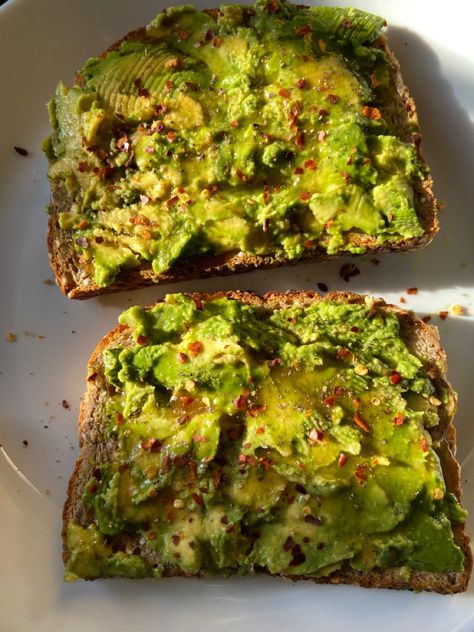 Avocado Toast With Honey, Lunch Ideas Vegan, Toast With Honey, Homey House, Study Buddy, Honey Toast, Vegan Lunches, Tasty Foods, Healthy Food Motivation