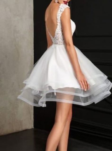 Cheap Bridal Dresses, Jeweled Wedding Dress, Short White Dress Wedding, Short Bridal Dress, Cheap Wedding Dresses Online, Bridal Dresses Lace, Gorgeous Wedding Dress, New Wedding Dresses, Little White Dresses