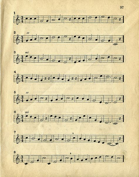 This is the best sheet music to make a background.  I like that the notes are simple and well spaced. Sheet Music Decor, Sheet Music Crafts, Notes Project, Rasy Koni, Sheet Music Art, Free Vintage Printables, Fashion Illustrations Techniques, Music Crafts, Music Paper