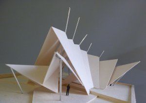 → Naturaleza / Habitáculo | ARQUITECTURAUNO Triangular Architecture, Architecture Origami, Folding Architecture, Origami Architecture, Concept Models Architecture, Pavilion Architecture, Pavilion Design, Conceptual Architecture, Architecture Concept Diagram