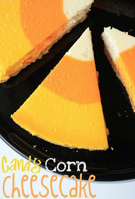 Fun Fall Food!!! Corn Cheesecake, Halloween Cheesecake, Halloween Cake Recipes, Fall Treats, Theme Halloween, Halloween Cakes, Halloween Recipes, Holiday Treats, Om Nom