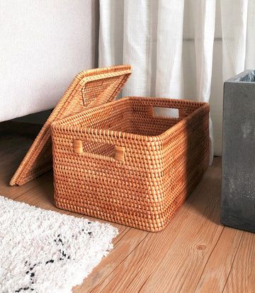 Storage basket with lid, wicker storage basket with lid, round storage basket with lid, square storage basket with lid, large storage basket with lid, woven storage basket with lid, rectangular storage basket with lid, small storage basket with lid Big Basket Storage, Small Baskets Storage, Large Storage Baskets With Lids, Rattan Basket With Lid, Storage Boxes Large, Cane Storage Baskets, Basket With Lid Storage, Clothing Storage Bins, Cute Storage Baskets