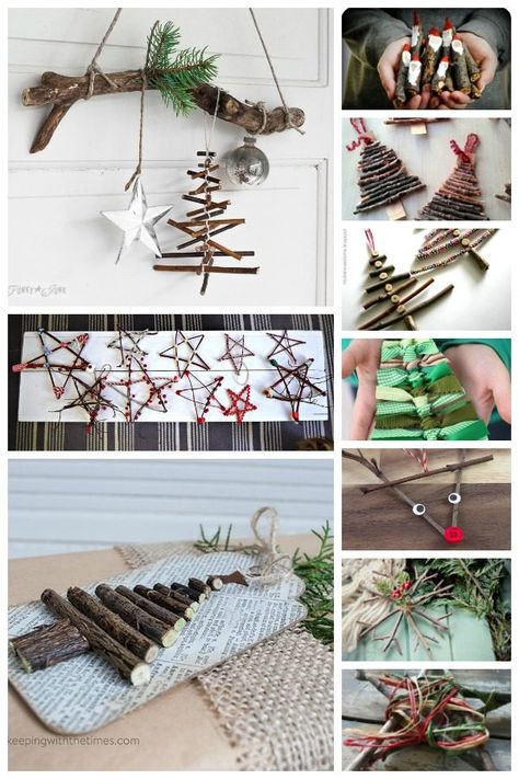 Ten beautiful Christmas Twig Crafts for you and the children to make and decorate the home with from Stars to Santa something for everyone to try. Christmas Crafts To Sell Handmade Gifts, Christmas Crafts To Sell Bazaars, Natal Natural, Twig Crafts, Photo Frame Decoration, Hygge Christmas, Christmas Crafts To Sell, Christmas Props, Holiday Crafts Diy