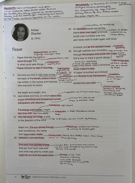 gcse poem anthology Tissue Poem Analysis, Poetry Revision, Gcse Poems, English Gcse Revision, English Gcse, Literature Notes, English Literature Notes, Gcse English Literature, Poem Analysis