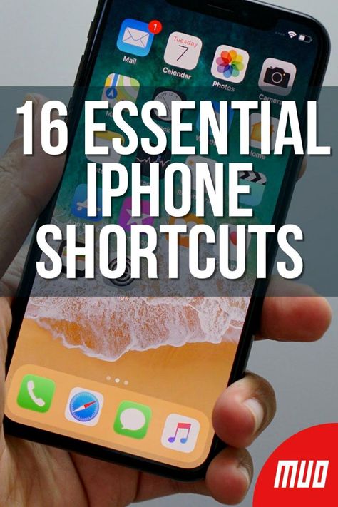 MakeUseOf — Technology, Simplified — The iPhone is successful because it’s easy to use. But there are still plenty of advanced tips and tricks you can use with your iPhone as well. Many of the tasks you use your iPhone for every day are much easier using cool shortcuts in iOS. #Guide #iPhone #iOS #Apple #Shortcuts #Productivity #TimeSaving #TimeManagement Iphone Shortcuts App Ideas, Apple Shortcuts, Apple Pad, Iphone Secret Codes, Iphone Shortcuts, Iphone Codes, Iphone Keyboard, Iphone Notes, Computer Notes