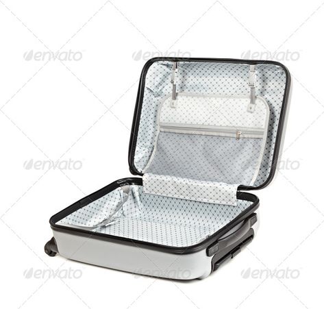 Opened suitcase by Determined. Opened travel case isolated on white background#Determined, #travel, #Opened, #suitcase Open Suitcase Drawing, Open Luggage, Open Suitcase, Typography Design Font, Cute Suitcases, Still Life Pictures, Graphics Tees, Spring Illustration, Type Face