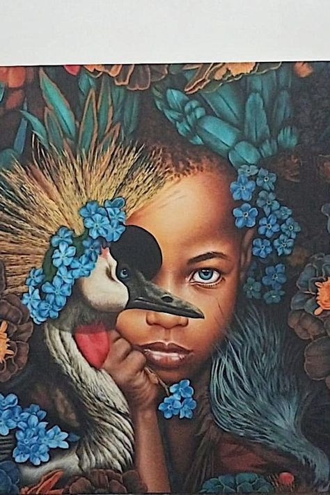 African Children, Peacock Bird, Diamond Eyes, Art Painting Acrylic, Paint By Number Kits, Kids Portraits, Painting Art Projects, Bird Photography, Learn To Paint