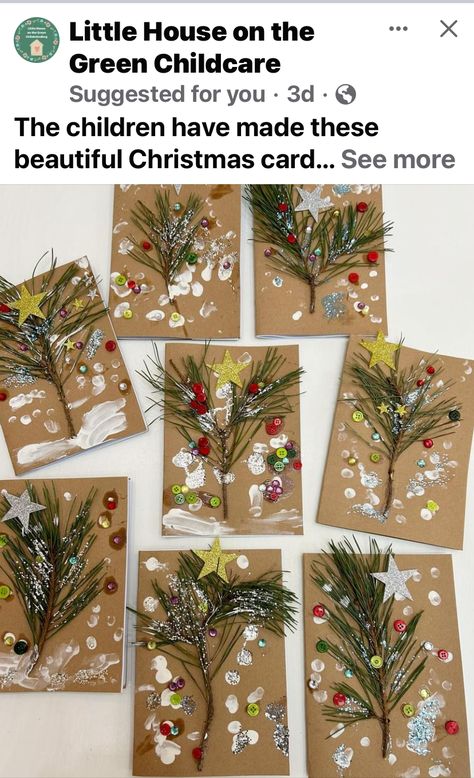 Christmas Eyfs, Eyfs Christmas, Navidad Natural, Christmas Decor Ideas 2023, Christmas Preschool, Tree Study, Christmas Cards Kids, Preschool Christmas Crafts, Christmas Kindergarten