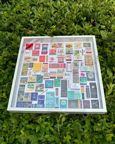 My newest and largest matchbook art shadowbox to date, and she’s all for me 💕 took most of my collection and turned it into a one of a kind, fun and colorful piece of art ✨ #Artist #artistsofinstagram #artistsoninstagram #wallart #walldecor #homeart #homedecor #uniquehomedecor #dopaminedecor #oneofakindart #funkyaesthetic #funartwork #matchbookart #matchbookdecor #matchbooks #matchbox #matches #mixedmediaart #handmade #handmadehomedecor #handmadehomegoods Funky Aesthetic, All For Me, Matchbook Art, Shadow Box Art, Crafts For Girls, Handmade Home Decor, Unique Home Decor, My Collection, Cool Artwork