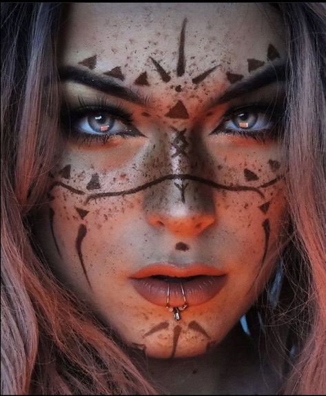 Follow Us, Face Paint, A Woman, Paint, Black And White, Tattoos, Makeup, On Instagram, White