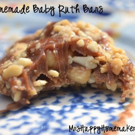 Nutella Rolls, Baby Ruth Bars, Mrs Happy Homemaker, Homemade Candy Bars, Candy Bar Recipe, Baby Ruth, Peanut Butter Chips, Homemade Candies, Candy Cookies