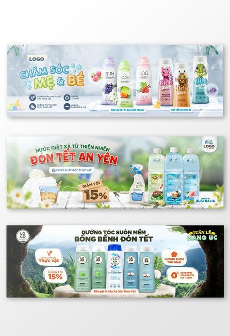 Natural Home Cleaning, Home Cleaning Products, Photoshop Tutorial Graphics, Website Banner Design, Banner Design Layout, Creative Advertising Design, Promotional Banners, Banner Ads Design, Ecommerce Design