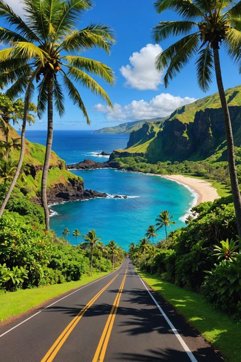 Explore Hawaii&#8217;s Paradise: Your Ultimate Guide to Island Transportation 🏝️ Summer In Hawaii, Pretty Backrounds, Hawaii Honolulu, Best Nature Wallpapers, Ocean Nature, Hawaii Beach, Natural Background, Pretty Landscapes, Public Transportation