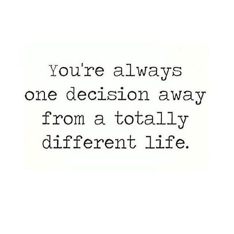 It's true. The decisions you make today effect your everything tomorrow. Someone can do one thing wrong that changes everything. Someone can do one thing right and it changes everything. You are one decision away from a completely different life. Today I made a very big decision that will effect my forever. Xo #nightswithvava Leaving Quotes, Motivation Aesthetic, Joker Wallpapers, Love Quotes Photos, Lack Of Motivation, Teen Quotes, Best Love Quotes, Personal Quotes, Time Quotes