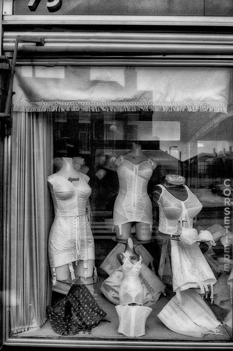 Corsets and chickens: the East End in the 1960s – in pictures | Art and design | The Guardian 1960s Lingerie, Vintage Girdle, Corset Shop, Lingerie Vintage, Classic Lingerie, Retro Lingerie, Fur Coat Vintage, Vintage Corset, Foto Vintage