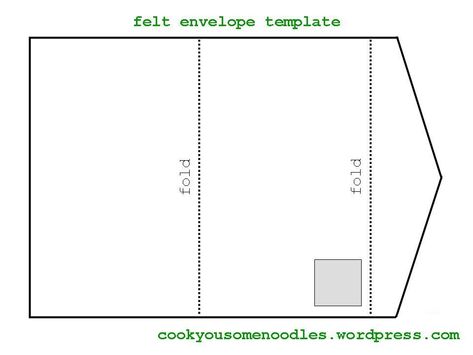 felt envelope tutorial | Cook You Some Noodles Felt Envelope Template, Felt Envelopes, Sewing Pillow Cases, Hallway Organization, Felt Envelope, Felt Keyring, Envelope Tutorial, Envelope Templates, Felt Penguin